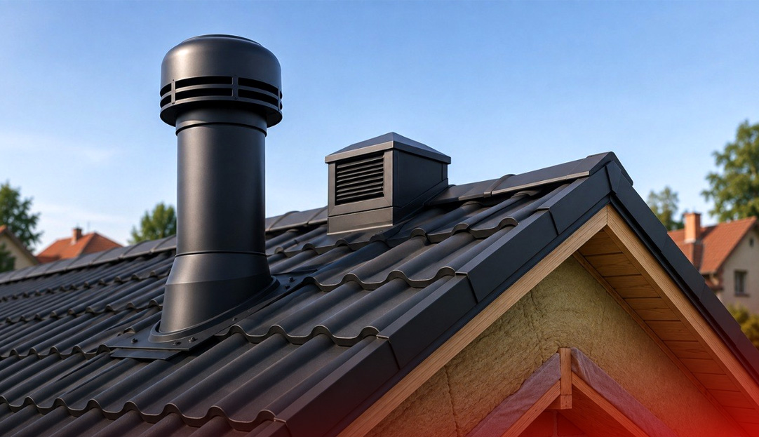 Ventilația acoperișului: cum evităm putrezirea căpriorilor și mucegaiul din izolație